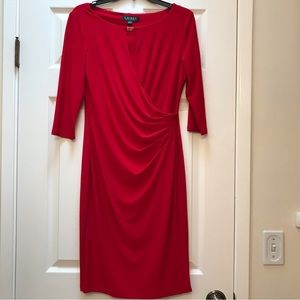 RED Ralph Lauren Dress, S8, Very Good condition🙂